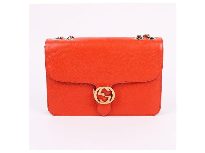 Gucci Interlocking Chain Bag Medium Orange - Ansicht 2