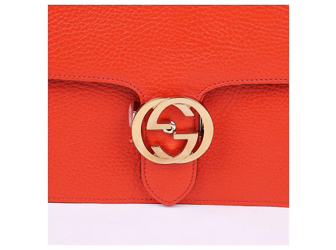 Gucci Interlocking Chain Bag Medium Orange - Ansicht 3