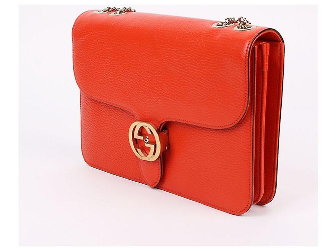Gucci Interlocking Chain Bag Medium Orange - Ansicht 4