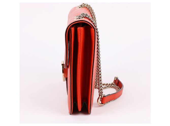 Gucci Interlocking Chain Bag Medium Orange - Ansicht 5