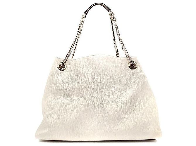 Gucci Borsa a tracolla Soho con catena e nappe - vista 3