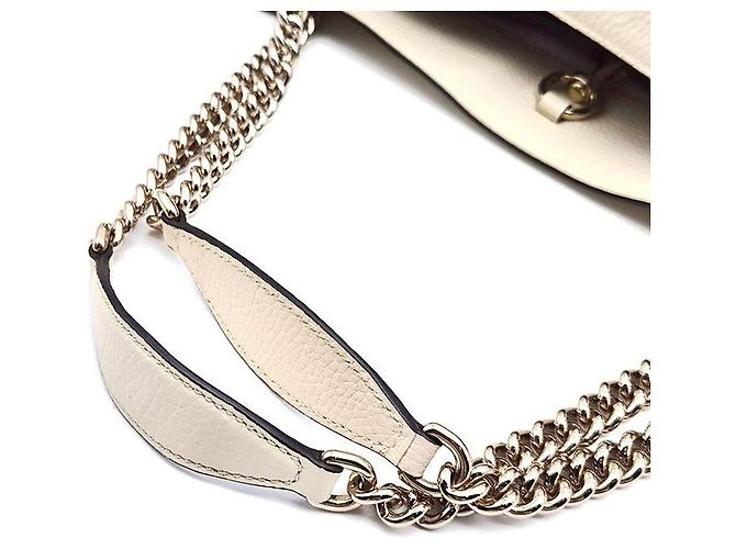 Gucci Borsa a tracolla Soho con catena e nappe - vista 5