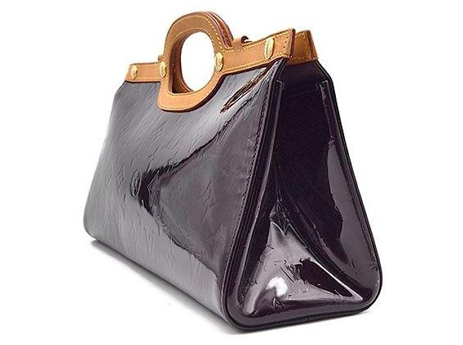 Borsa a mano Louis Vuitton Locksbury Drive in pelle viola - vista 2