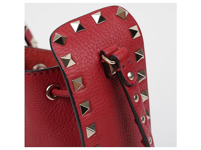 Valentino Borsa a secchiello Rockstud a tracolla - vista 10