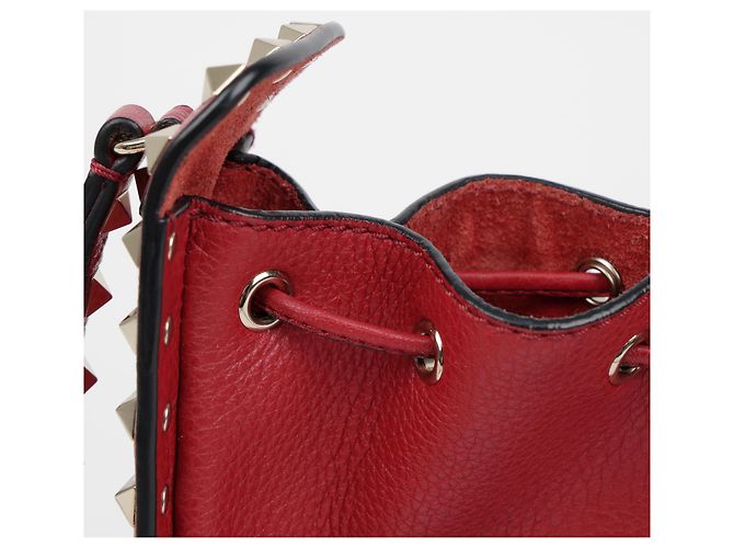 Valentino Borsa a secchiello Rockstud a tracolla - vista 11