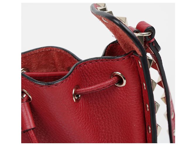 Valentino Borsa a secchiello Rockstud a tracolla - vista 12