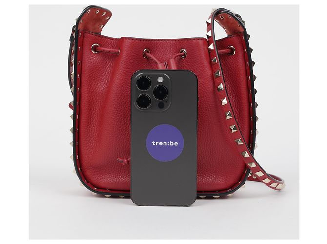 Valentino Borsa a secchiello Rockstud a tracolla - vista 14