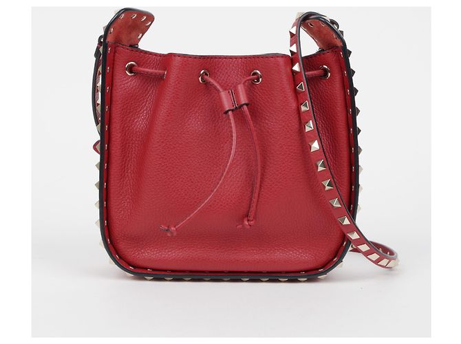 Valentino Borsa a secchiello Rockstud a tracolla - vista 2