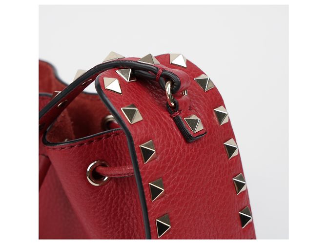 Valentino Borsa a secchiello Rockstud a tracolla - vista 9
