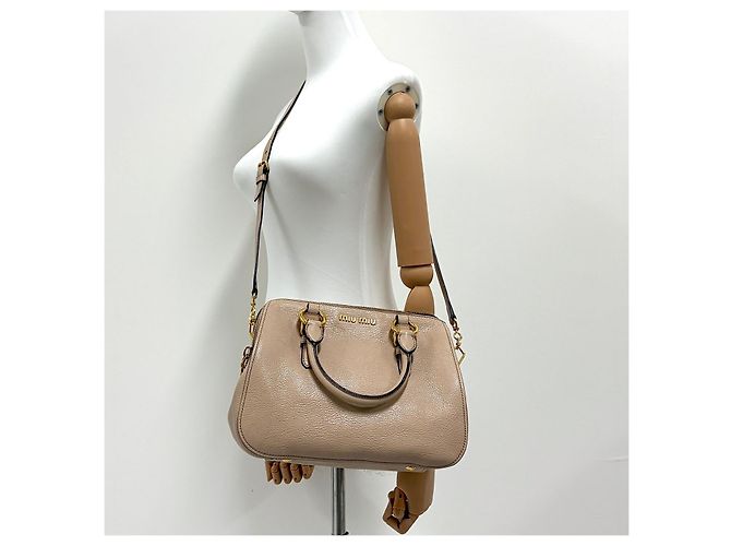 Miu Miu Borsa Tote con Manici e Borsa a Tracolla Madras - vista 2