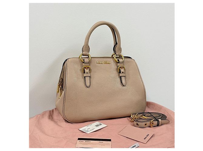 Miu Miu Borsa Tote con Manici e Borsa a Tracolla Madras - vista 6