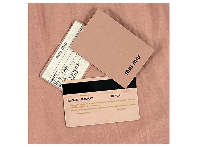 Miu Miu Borsa Tote con Manici e Borsa a Tracolla Madras - vista 7