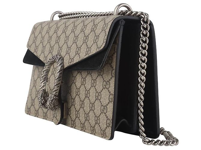 Gucci Borsa a tracolla Dionysus Small in GG Supreme - vista 2