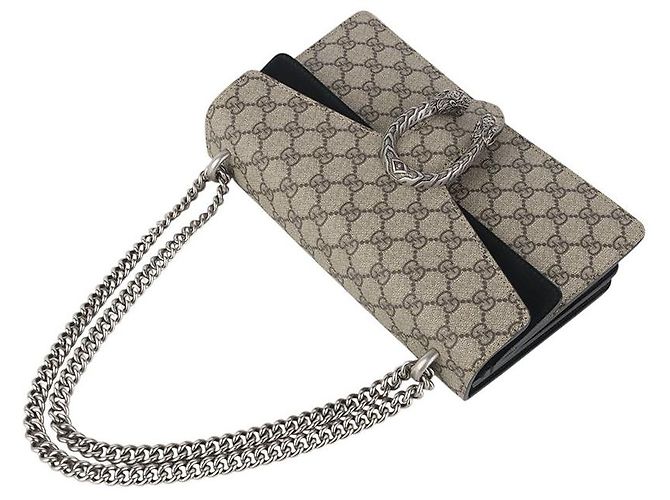 Gucci Borsa a tracolla Dionysus Small in GG Supreme - vista 4