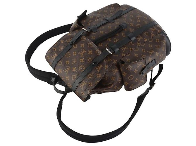 Louis Vuitton Zaino da uomo Christopher Monogram Macassar - vista 4