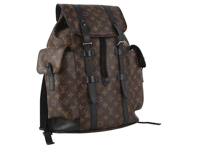 Louis Vuitton Zaino da uomo Christopher Monogram Macassar - vista 8