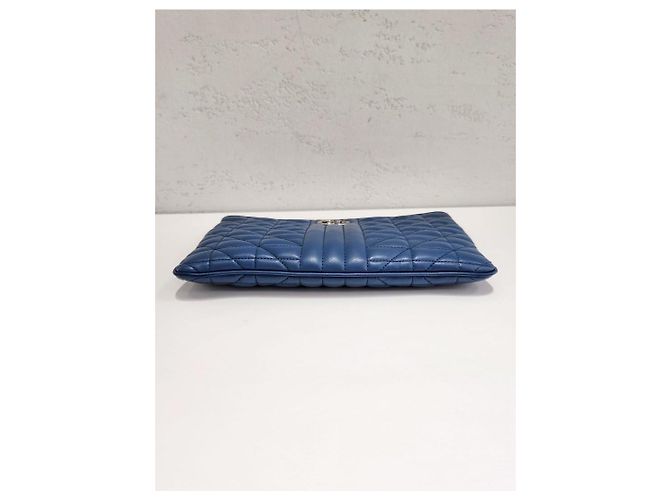 Gucci Borsa a pochette Silver GG Marmont Blue - vista 7