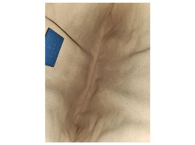 Gucci Borsa a pochette Silver GG Marmont Blue - vista 8
