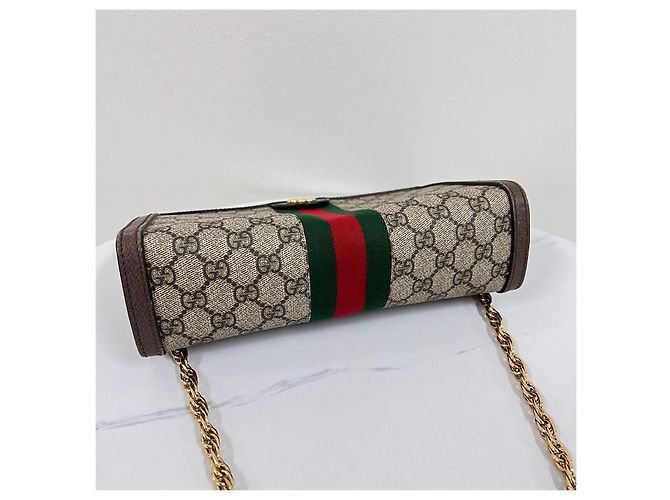 Gucci Borsa a tracolla Ophidia GG Chain - vista 9