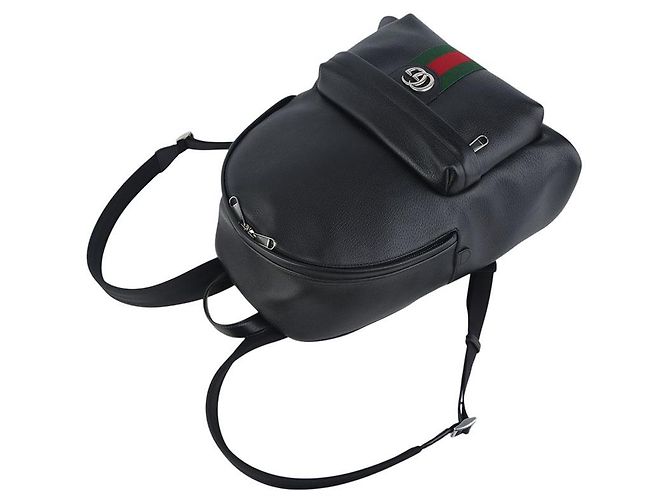 Gucci Ophidia Leather Medium Backpack - view 4