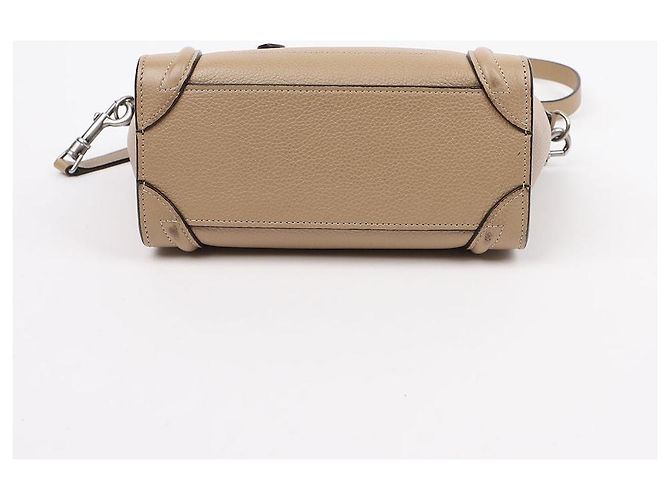 Céline Borsa a spalla Nano Dune in pelle di vitello - vista 10