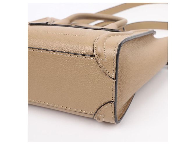 Céline Borsa a spalla Nano Dune in pelle di vitello - vista 11