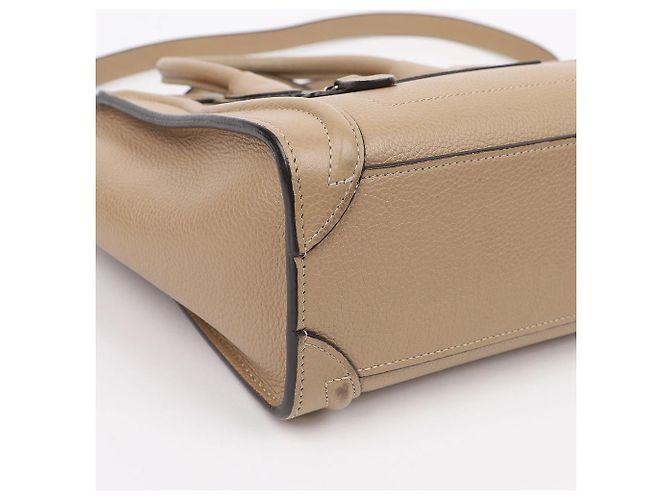 Céline Borsa a spalla Nano Dune in pelle di vitello - vista 12