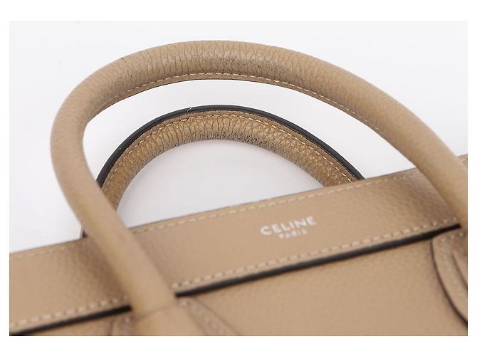 Céline Borsa a spalla Nano Dune in pelle di vitello - vista 13
