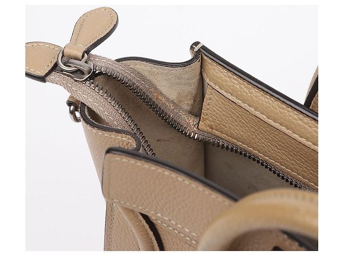 Céline Borsa a spalla Nano Dune in pelle di vitello - vista 15