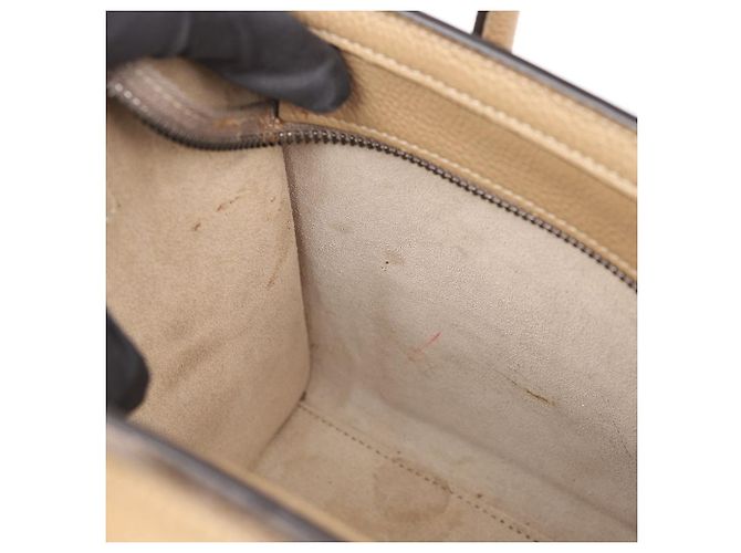 Céline Borsa a spalla Nano Dune in pelle di vitello - vista 16
