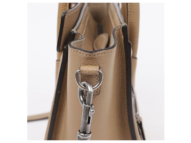 Céline Borsa a spalla Nano Dune in pelle di vitello - vista 8