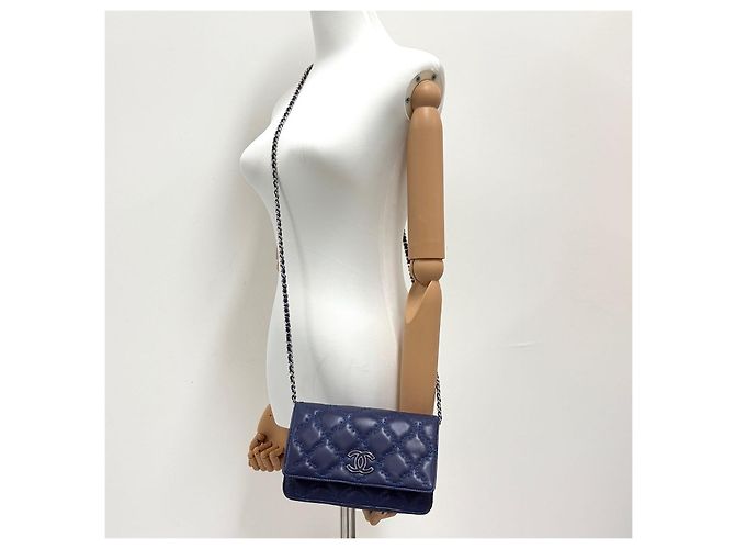 Chanel Borsa Crossbody con Catena WOC Matelassé Hampton - vista 2