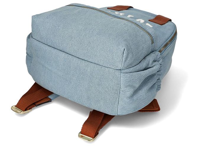 Zaino Chloé in denim blu - vista 10