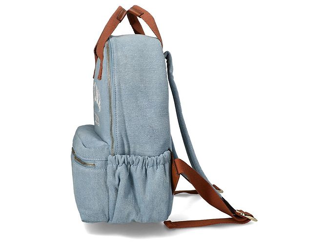 Zaino Chloé in denim blu - vista 7