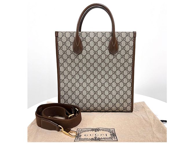 Gucci Borsa a spalla tote Interlocking GG - vista 4