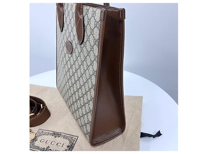 Gucci Borsa a spalla tote Interlocking GG - vista 7