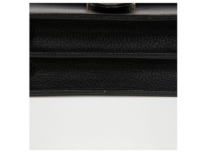 Gucci Borsa a catena Small Interlocking GG Nero Oro - vista 7