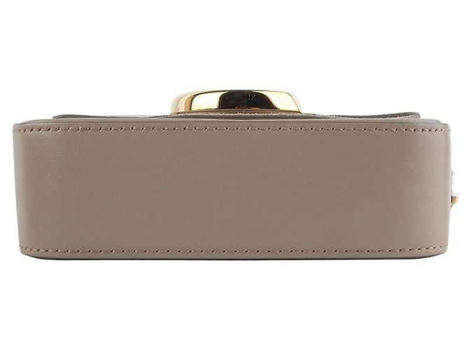 Chloé Mini Borsa a Tracolla Dorata - vista 6