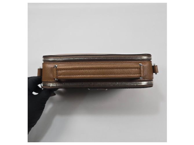 Prada Borsa a tracolla in pelle Saffiano - vista 8
