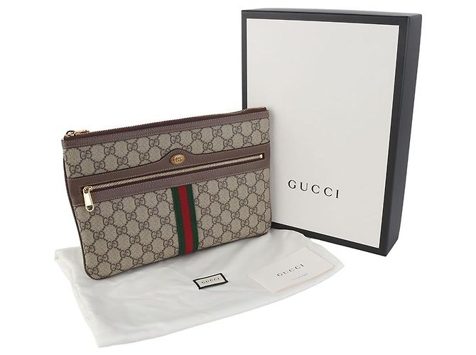 Gucci Clutch GG Supreme Ophidia - vista 8