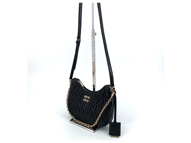 Miu Miu Borsa a spalla Nappa Chain Borsa hobo crossbody - vista 2
