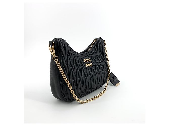 Miu Miu Borsa a spalla Nappa Chain Borsa hobo crossbody - vista 3
