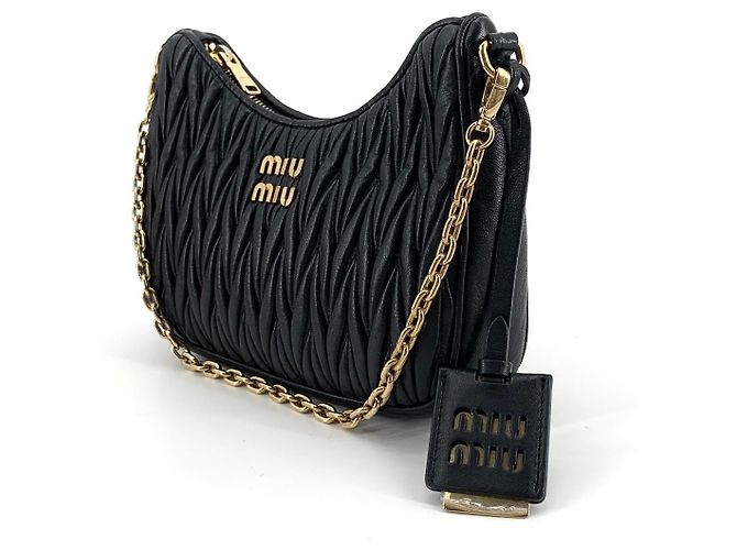 Miu Miu Borsa a spalla Nappa Chain Borsa hobo crossbody - vista 4