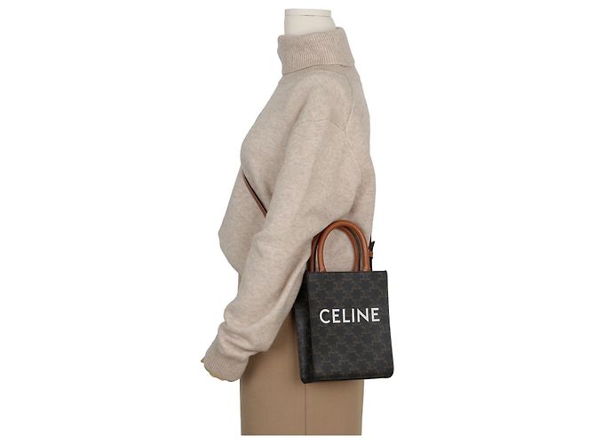 Céline mala de ombro Mini Tote Vertical Cabas - vista 11