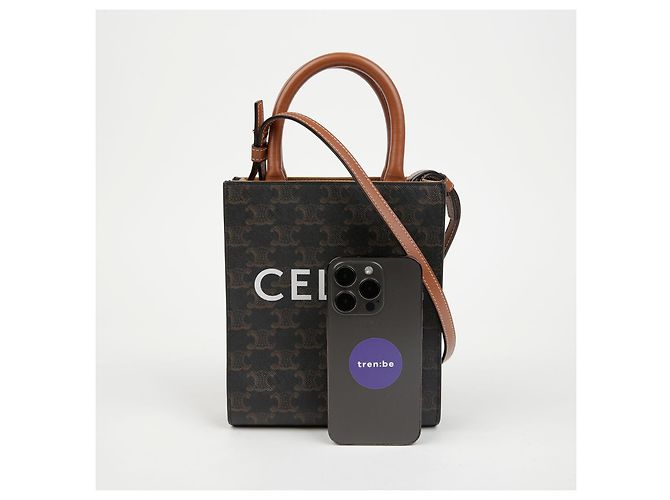 Céline mala de ombro Mini Tote Vertical Cabas - vista 7