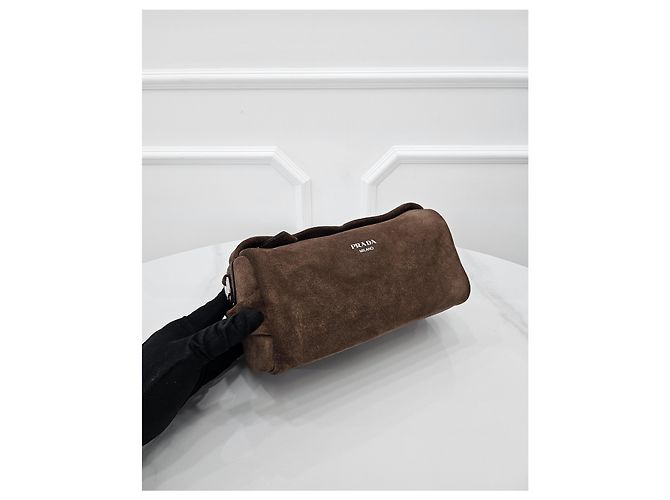 Prada Borsa crossbody in velluto di vitello - vista 2
