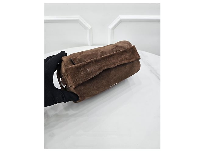 Prada Borsa crossbody in velluto di vitello - vista 4