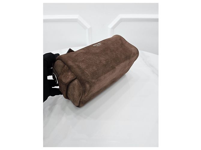 Prada Borsa crossbody in velluto di vitello - vista 5