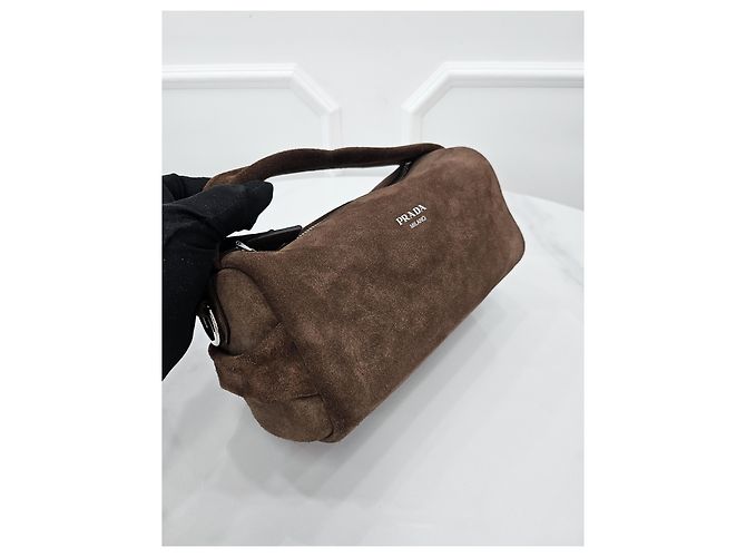 Prada Borsa crossbody in velluto di vitello - vista 6