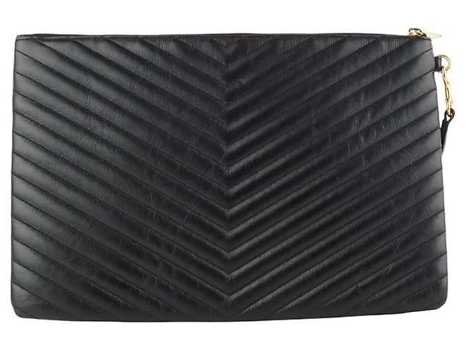 Autre Marque Clutch Porta Documenti Monogram Matelassé Large - vista 3